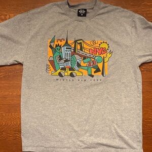 Minted New York Gray Graphic Tee